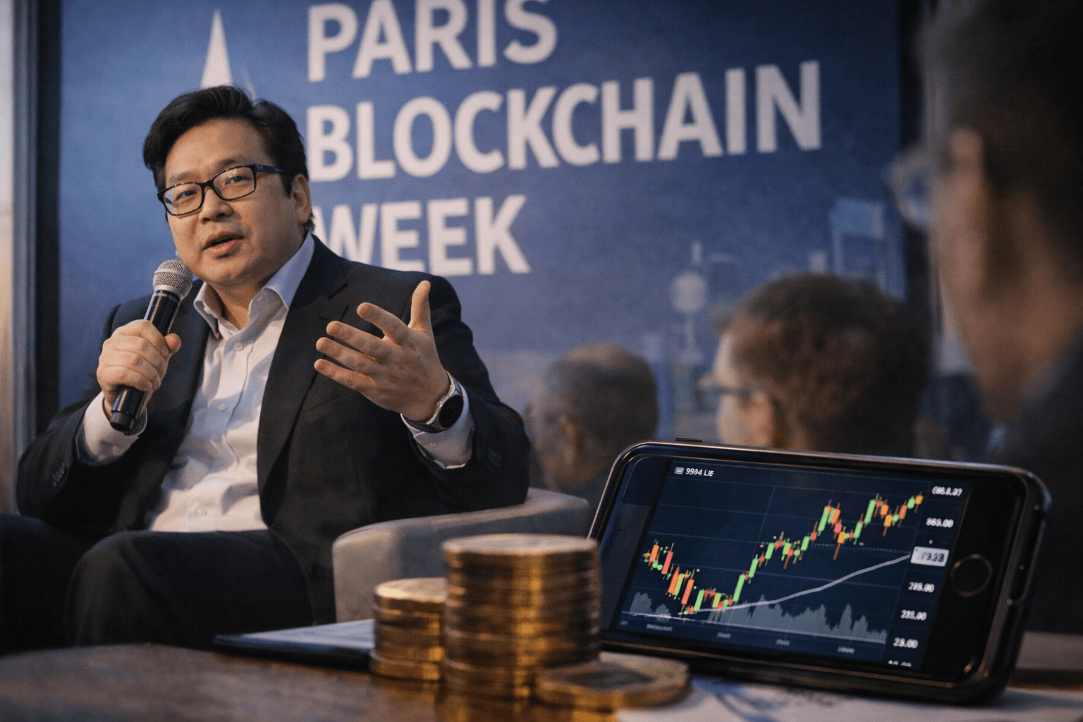 What Tom Lee said at Paris Blockchain Week — and what he’s really betting on