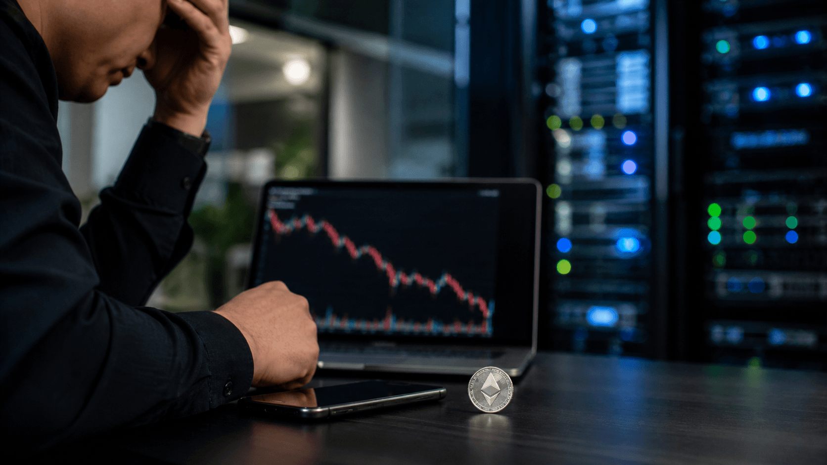 EF sells spook the market, even when the network looks strong