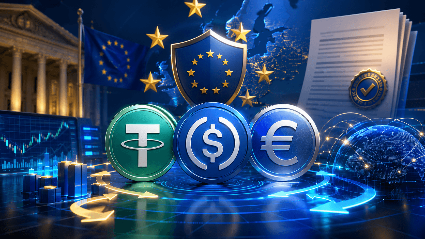 What MiCA means for USDT, USDC and euro stablecoins