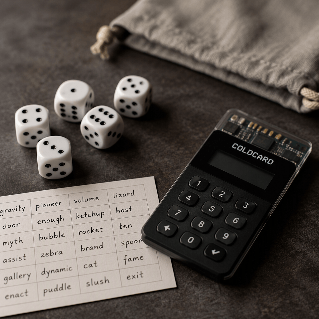 Are dice-generated COLDCARD seeds affected