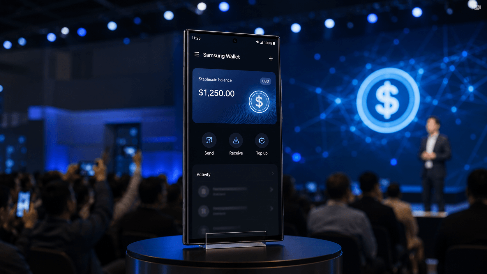 What Samsung actually announced about stablecoins