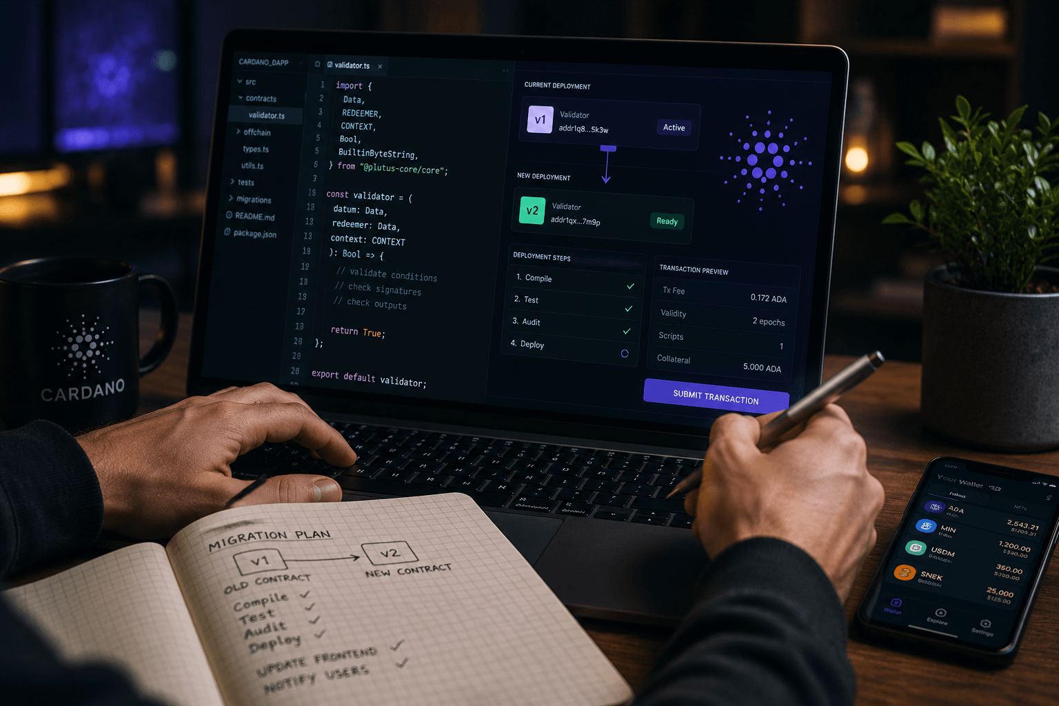 Which DApps must update or redeploy contracts