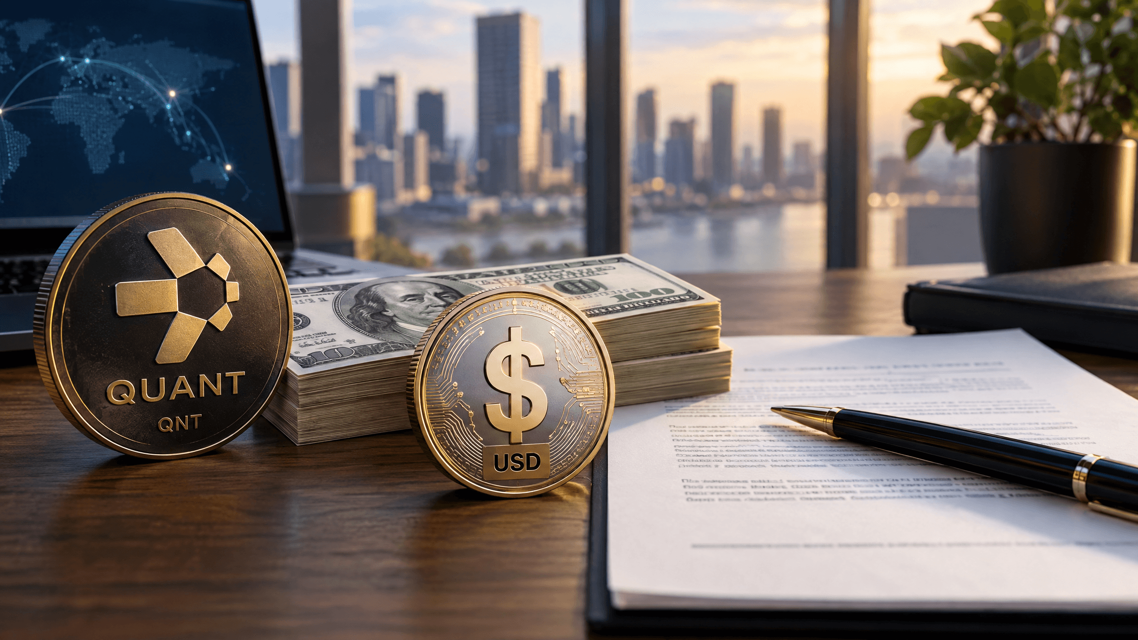 Quant accepts QNT and USD—but the contract economics remain undisclosed