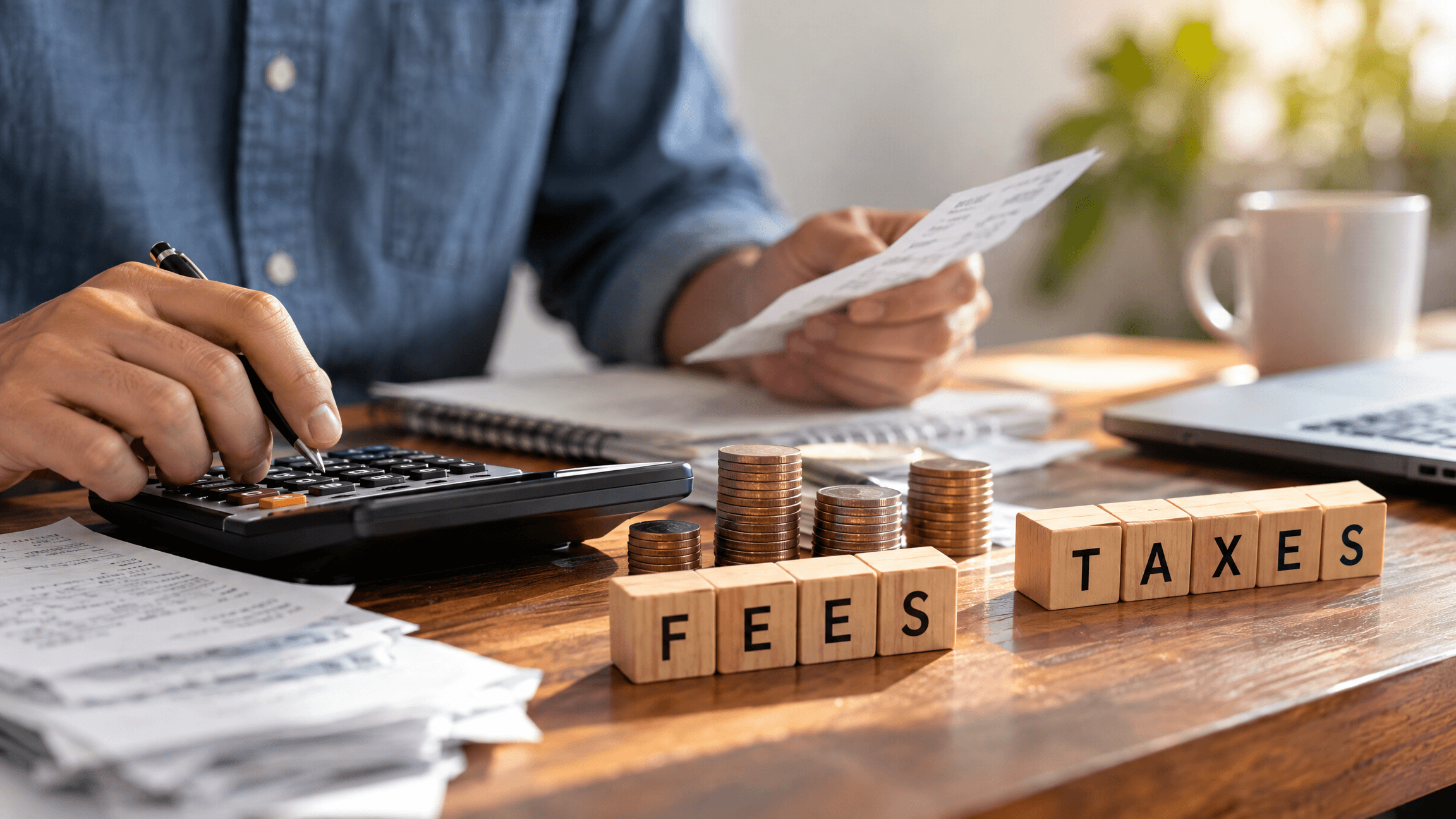 Fees and taxes deserve a separate check