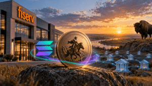 Fiserv Goes Live on Solana: What Roughrider Coin Means for 90+ North Dakota Institutions