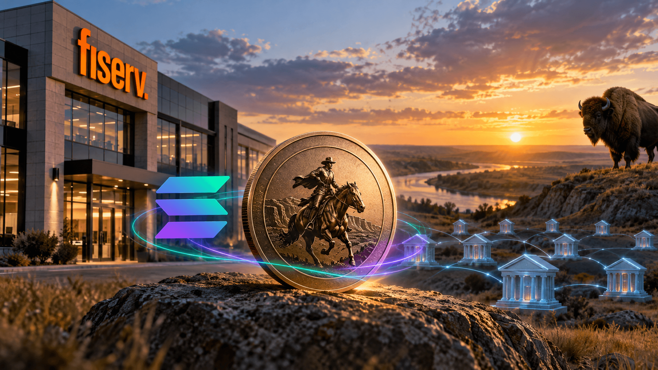 Fiserv Goes Live on Solana What Roughrider Coin Means for 90+ North Dakota Institutions