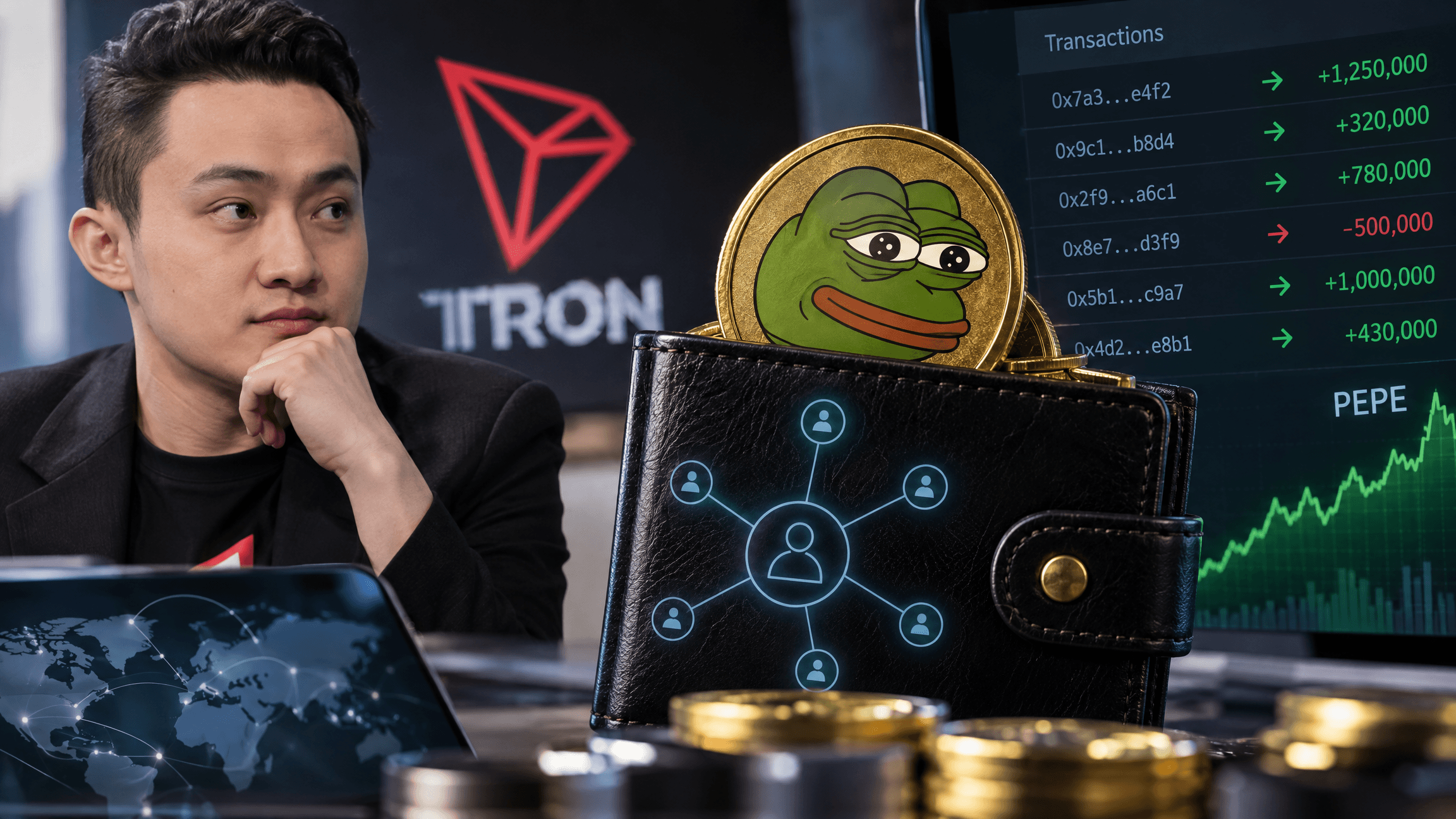 What the Justin Sun-linked wallet report actually establishes