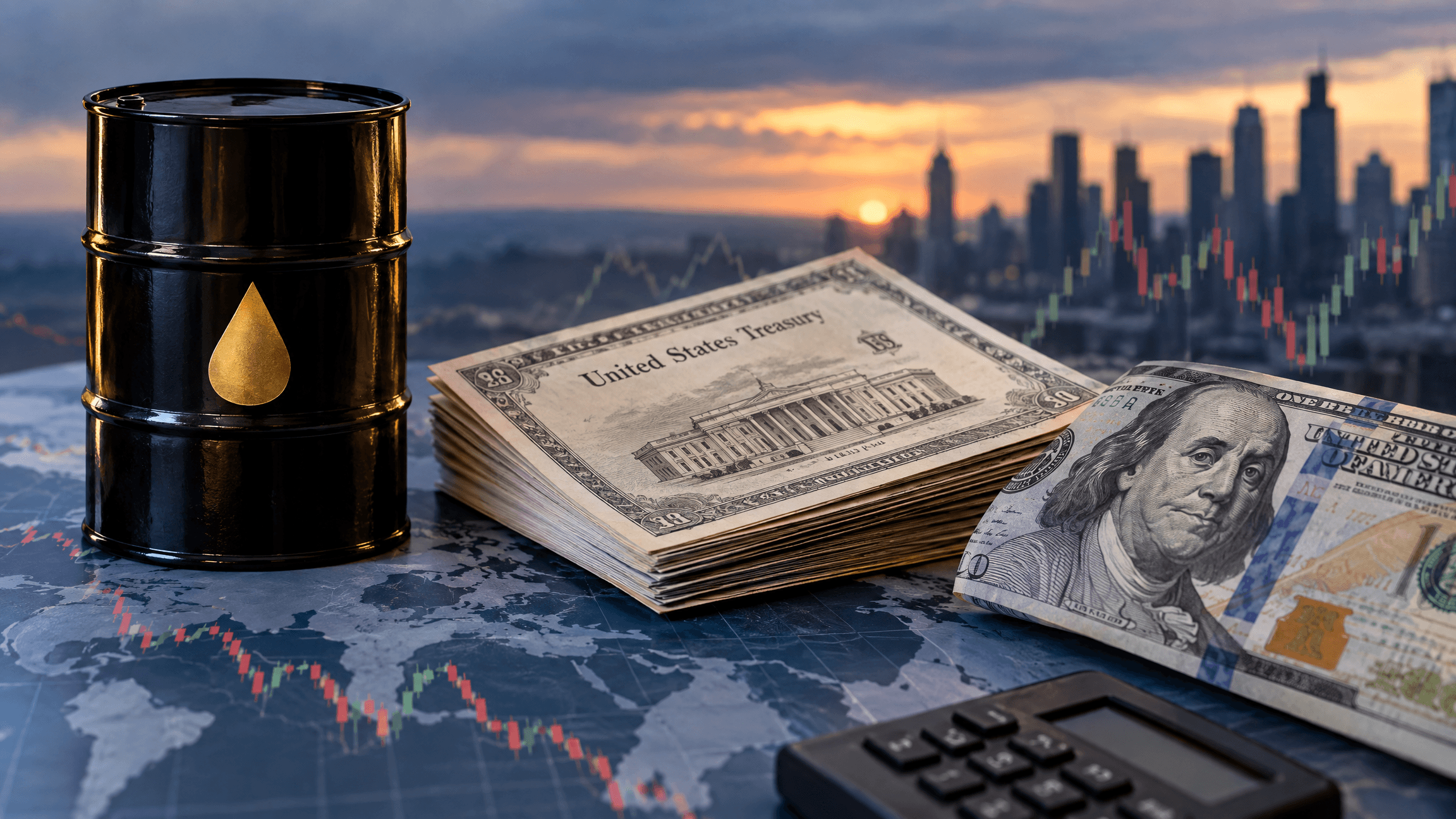 Where Do Oil Prices, Treasury Yields and the Dollar Fit